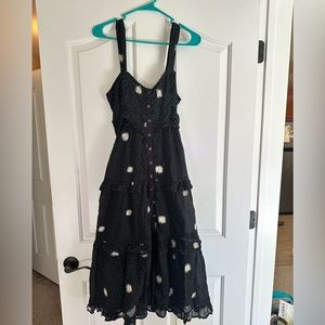 Free People Polka Dot Daisy Dress